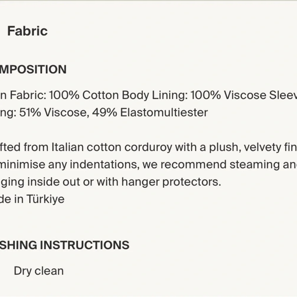 ME+EM Sharp Shoulder Blazer in Italian Cord (Ivory) Size 4 - Picture 2 of 9